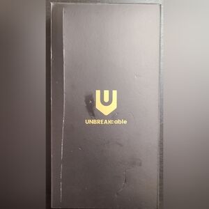 UNBREAKcable Black and Gold Phone Case